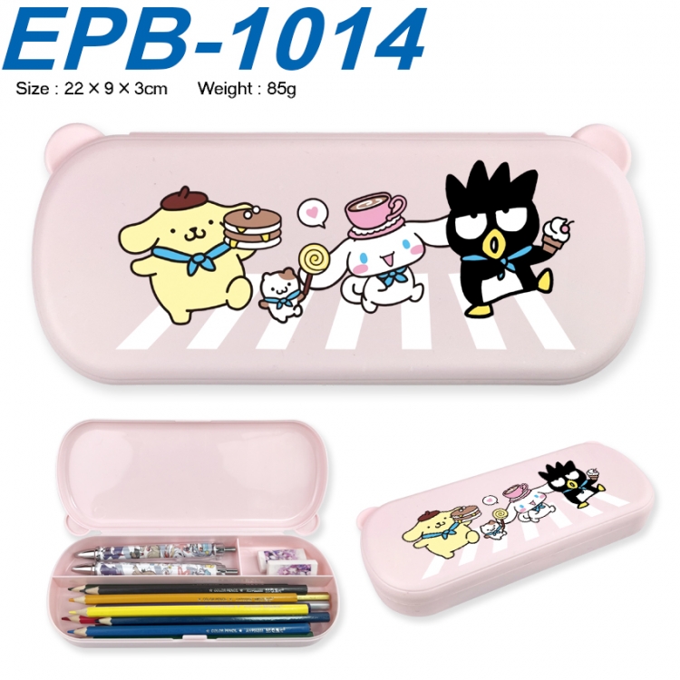 sanrio Anime peripheral UV printed PP material stationery box 22X9X3CM