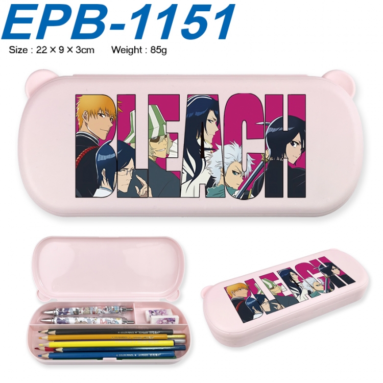 Bleach Anime peripheral UV printed PP material stationery box 22X9X3CM
