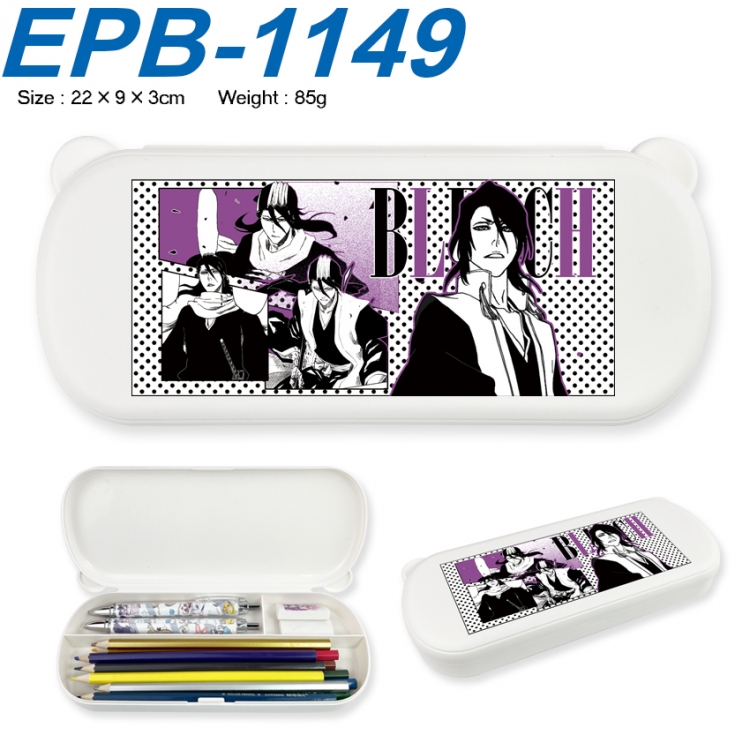 Bleach Anime peripheral UV printed PP material stationery box 22X9X3CM