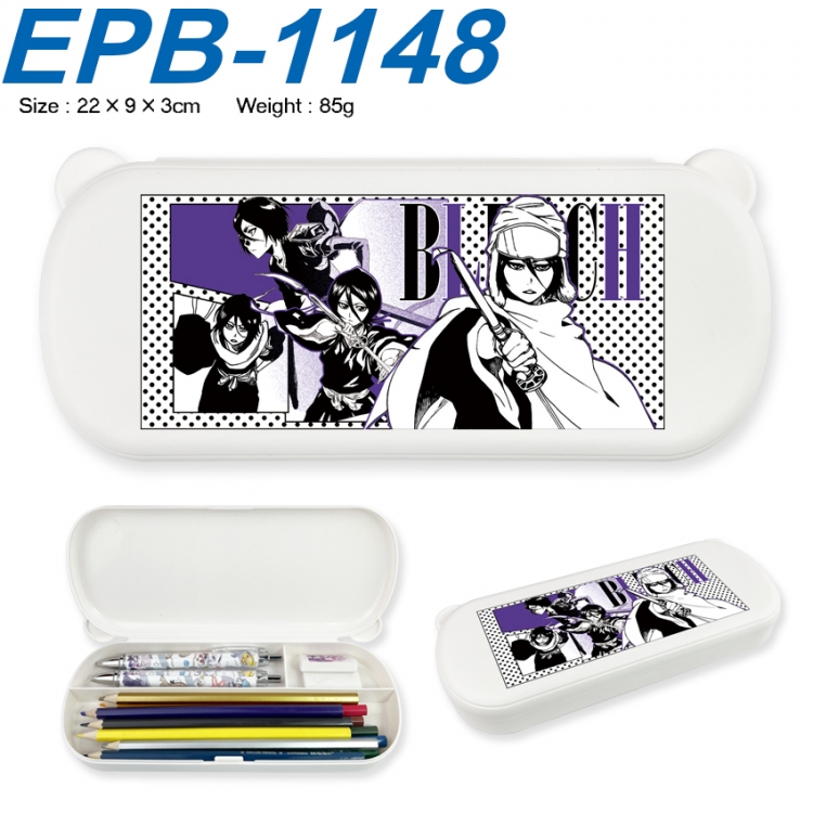 Bleach Anime peripheral UV printed PP material stationery box 22X9X3CM