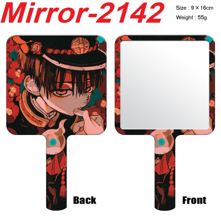 Toilet-bound Hanako-kun Anime peripheral UV printing handle small mirror portable makeup mirror 9x16cm