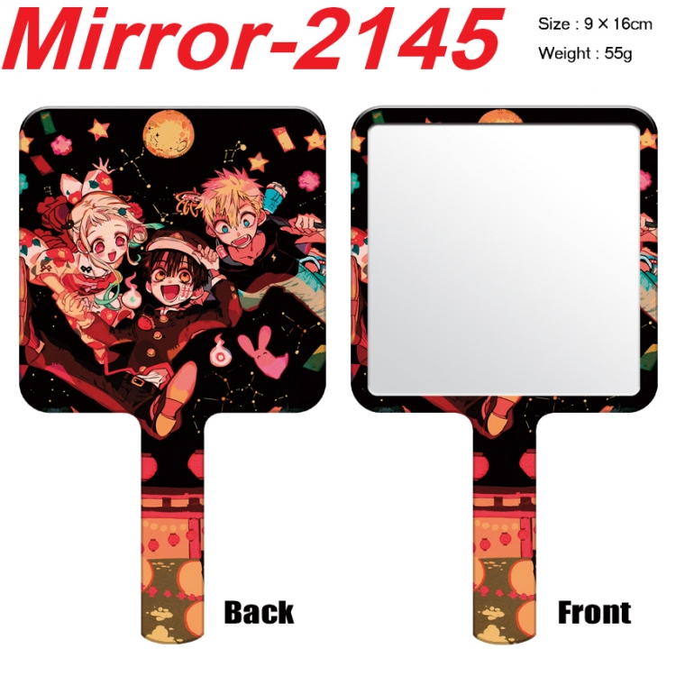 Toilet-bound Hanako-kun Anime peripheral UV printing handle small mirror portable makeup mirror 9x16cm