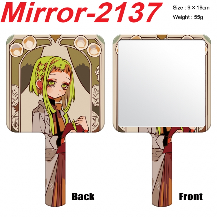 Toilet-bound Hanako-kun Anime peripheral UV printing handle small mirror portable makeup mirror 9x16cm