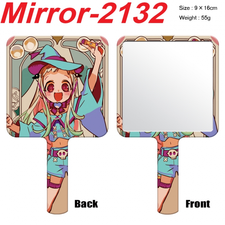 Toilet-bound Hanako-kun Anime peripheral UV printing handle small mirror portable makeup mirror 9x16cm