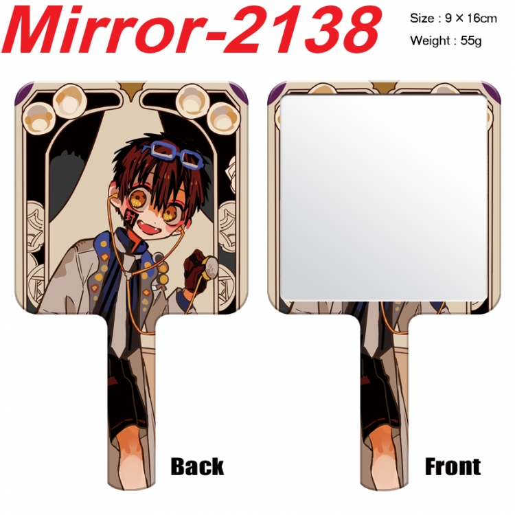 Toilet-bound Hanako-kun Anime peripheral UV printing handle small mirror portable makeup mirror 9x16cm