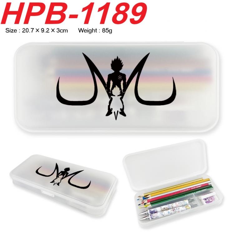 DRAGON BALL Anime peripheral square UV printed PE material stationery box 20.7X9.2X3CM