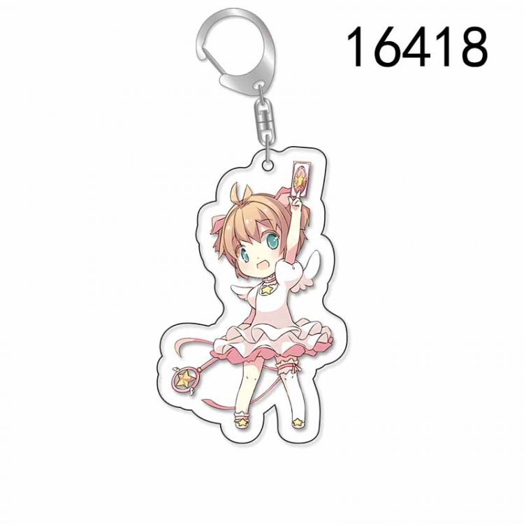 Card Captor Sakura Anime Acrylic Keychain Charm price for 5 pcs