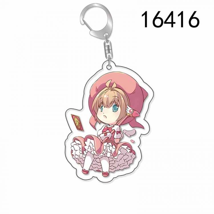 Card Captor Sakura Anime Acrylic Keychain Charm price for 5 pcs