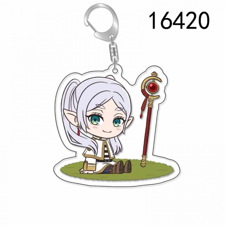 Frieren: Beyond Journey's End Anime Acrylic Keychain Charm price for 5 pcs