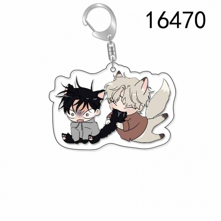 Seaside Night Anime Acrylic Keychain Charm price for 5 pcs