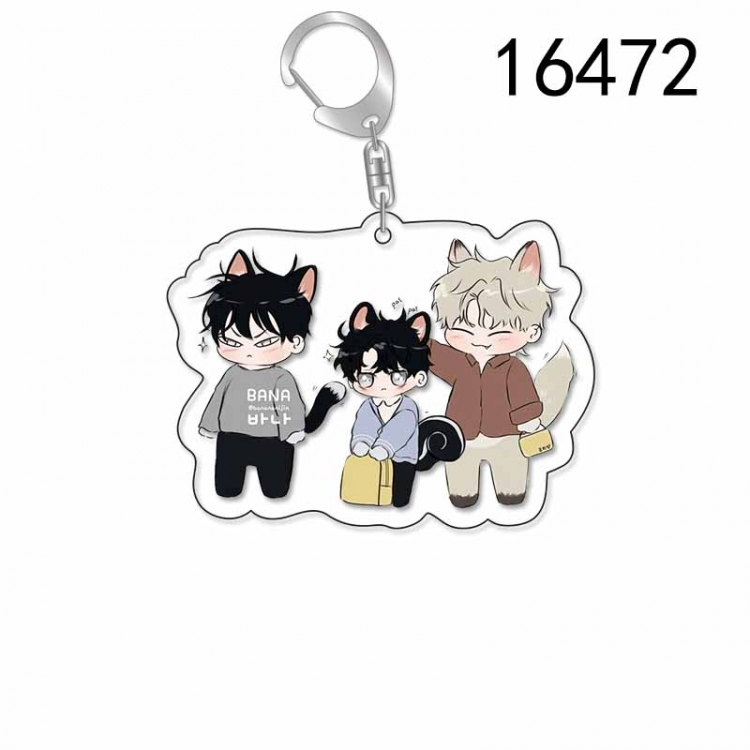 Seaside Night Anime Acrylic Keychain Charm price for 5 pcs