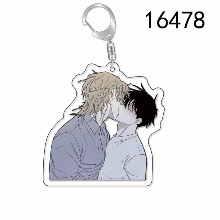 Seaside Night Anime Acrylic Keychain Charm price for 5 pcs