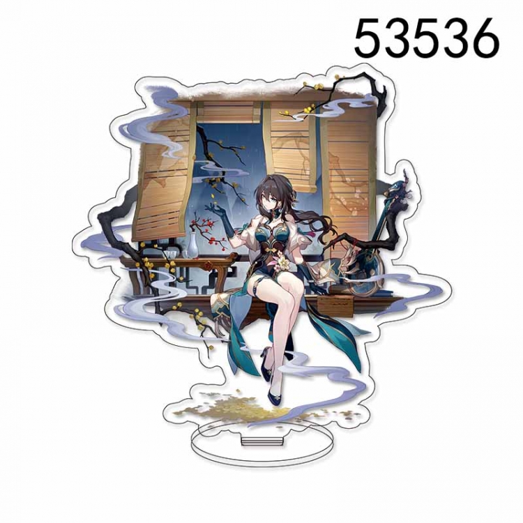 Honkai: Star Rail Anime characters acrylic Standing Plates Keychain 15CM