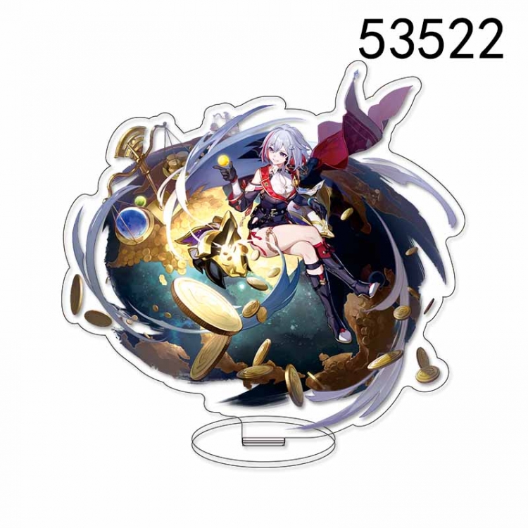 Honkai: Star Rail Anime characters acrylic Standing Plates Keychain 15CM