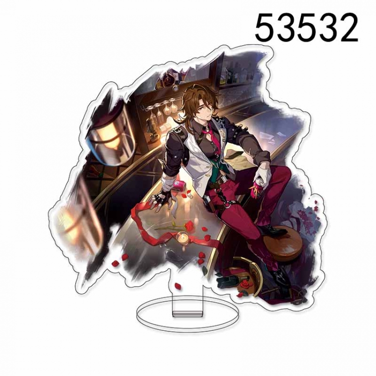 Honkai: Star Rail Anime characters acrylic Standing Plates Keychain 15CM