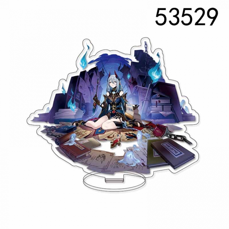 Honkai: Star Rail Anime characters acrylic Standing Plates Keychain 15CM