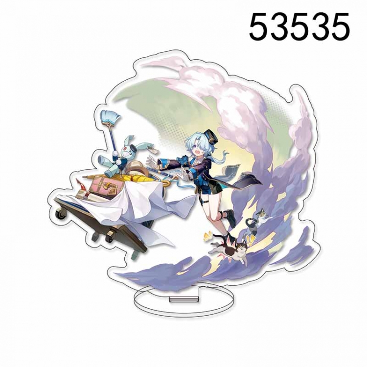 Honkai: Star Rail Anime characters acrylic Standing Plates Keychain 15CM