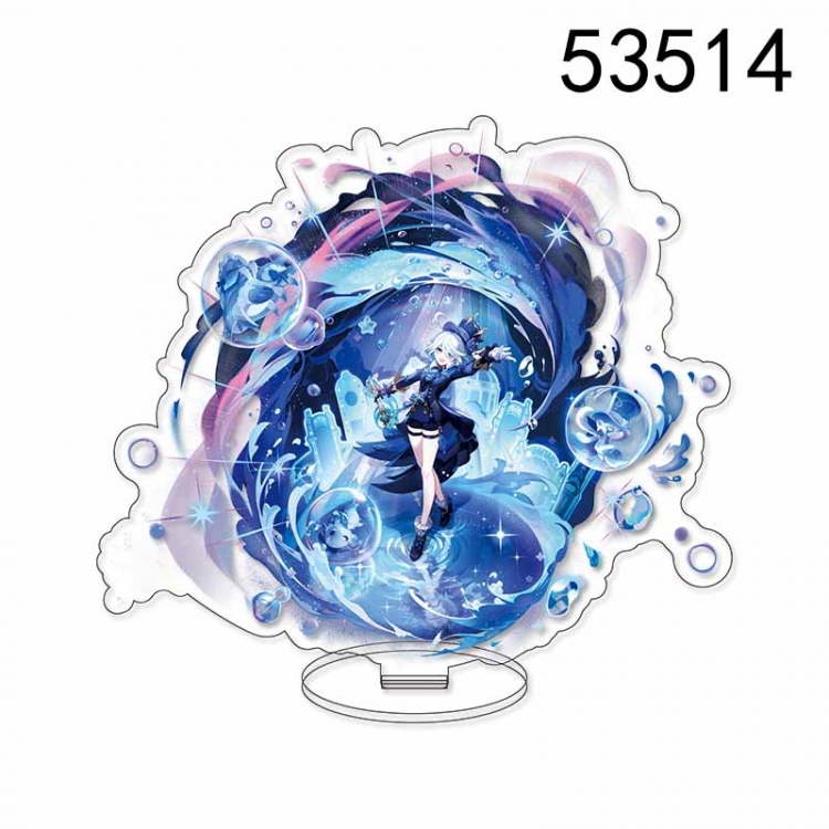 Genshin Impact Anime characters acrylic Standing Plates Keychain 15CM