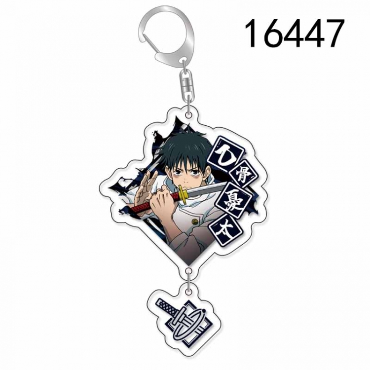 Jujutsu Kaisen Anime acrylic Pendant Key Chain  price for 5 pcs