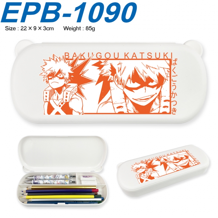 My Hero Academia Anime peripheral UV printed PP material stationery box 22X9X3CM
