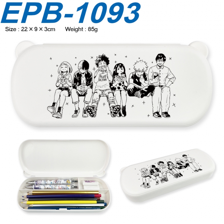 My Hero Academia Anime peripheral UV printed PP material stationery box 22X9X3CM