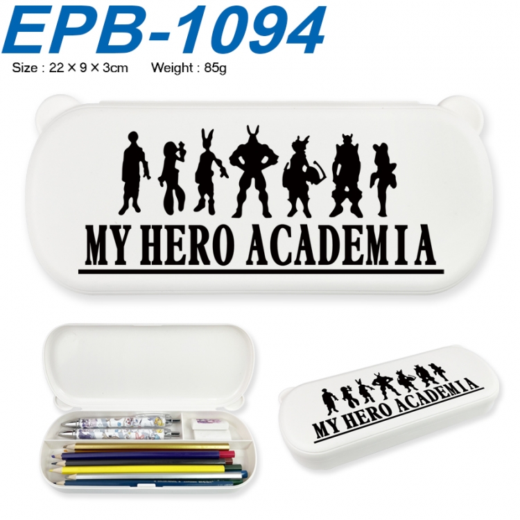 My Hero Academia Anime peripheral UV printed PP material stationery box 22X9X3CM