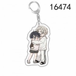 Seaside Night Anime Acrylic Ke...