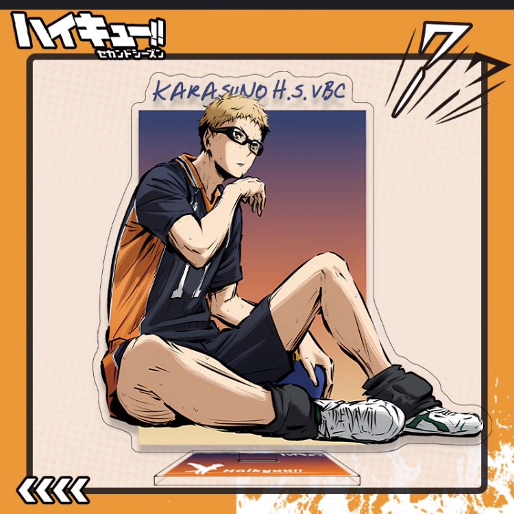 Haikyuu!! Anime characters acrylic Standing Plates Keychain 16cm