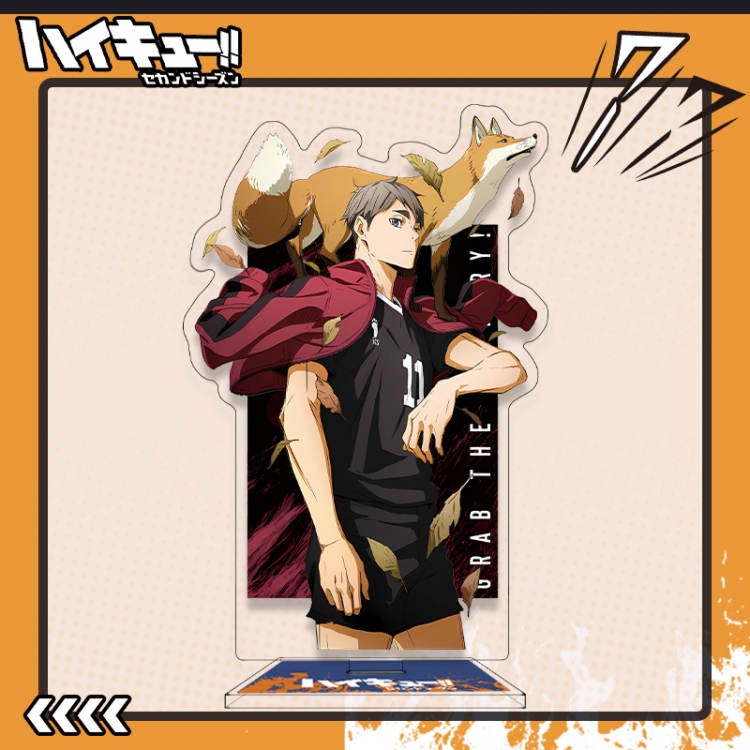 Haikyuu!! Anime characters acrylic Standing Plates Keychain 16cm