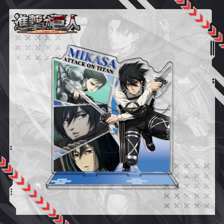 Shingeki no Kyojin Anime characters acrylic Standing Plates Keychain 16cm