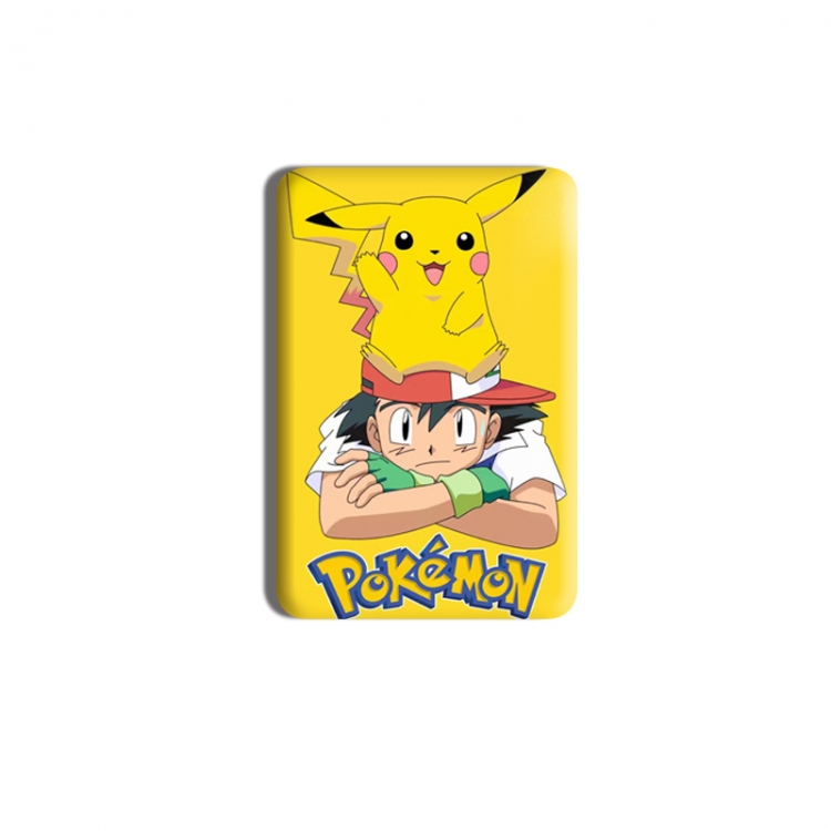 Pokemon Anime square tinplate badge chest badge 40X60CM price for 5 pcs
