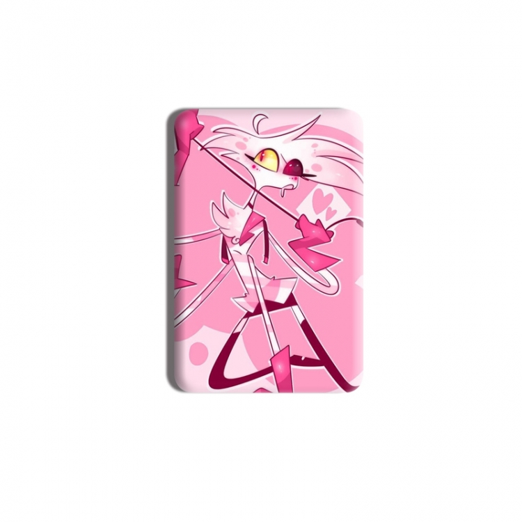 Hazbin Hotel Anime square tinplate badge chest badge 40X60CM price for 5 pcs