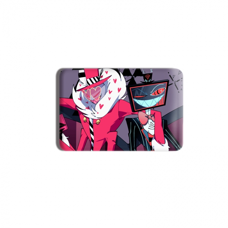 Hazbin Hotel Anime square tinplate badge chest badge 40X60CM price for 5 pcs