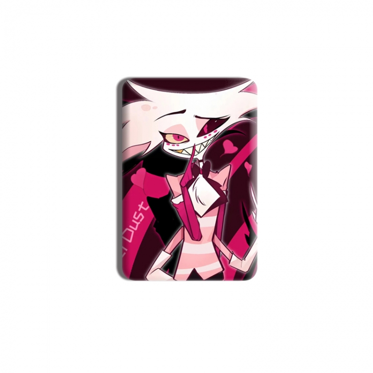 Hazbin Hotel Anime square tinplate badge chest badge 40X60CM price for 5 pcs