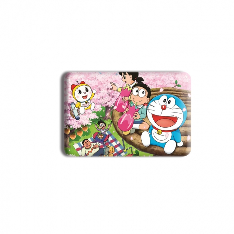 Doraemon Anime square tinplate badge chest badge 40X60CM price for 5 pcs