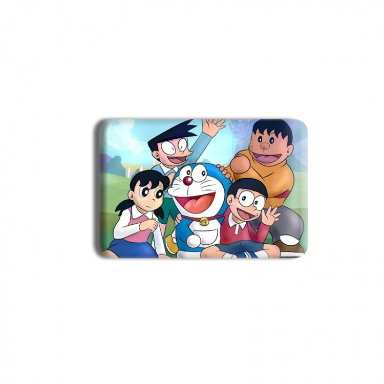Doraemon Anime square tinplate badge chest badge 40X60CM price for 5 pcs