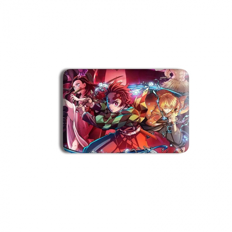 Demon Slayer Kimets Anime square tinplate badge chest badge 40X60CM price for 5 pcs