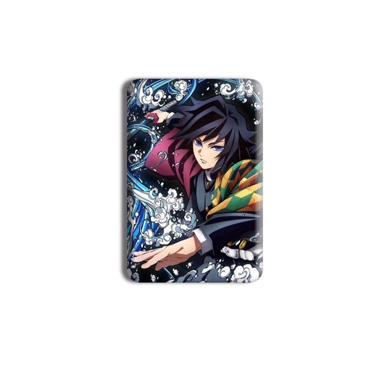 Demon Slayer Kimets Anime square tinplate badge chest badge 40X60CM price for 5 pcs