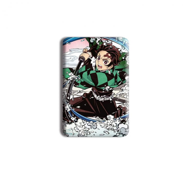 Demon Slayer Kimets Anime square tinplate badge chest badge 40X60CM price for 5 pcs