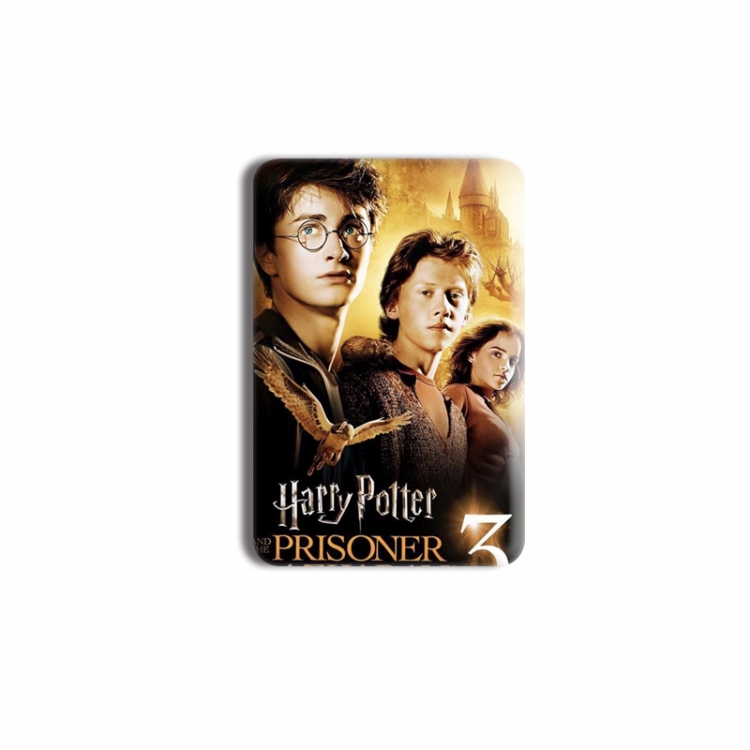 Harry Potter Anime square tinplate badge chest badge 40X60CM price for 5 pcs