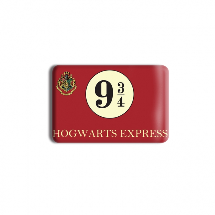 Harry Potter Anime square tinplate badge chest badge 40X60CM price for 5 pcs