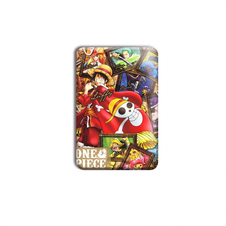 One Piece Anime square tinplate badge chest badge 40X60CM price for 5 pcs