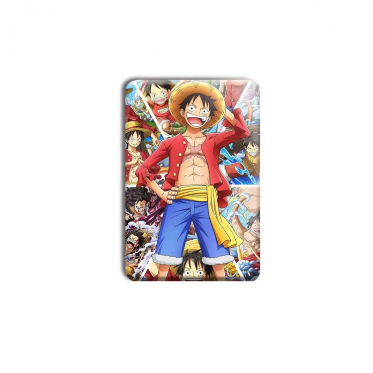 One Piece Anime square tinplate badge chest badge 40X60CM price for 5 pcs