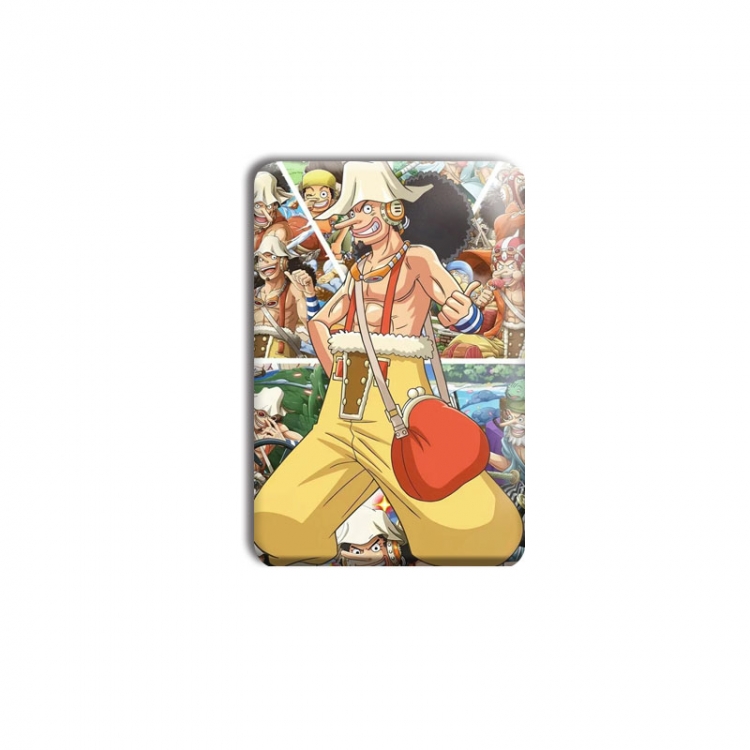 One Piece Anime square tinplate badge chest badge 40X60CM price for 5 pcs
