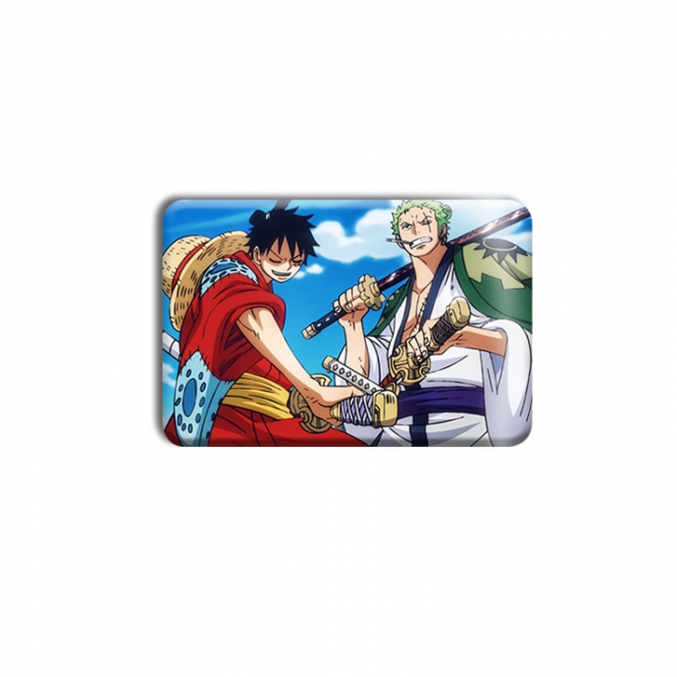 One Piece Anime square tinplate badge chest badge 40X60CM price for 5 pcs