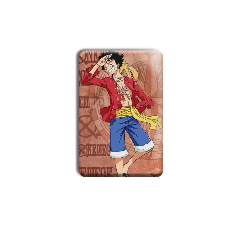 One Piece Anime square tinplate badge chest badge 40X60CM price for 5 pcs