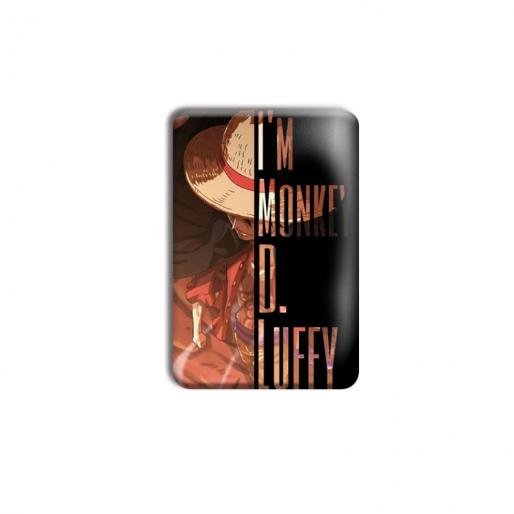 One Piece Anime square tinplate badge chest badge 40X60CM price for 5 pcs