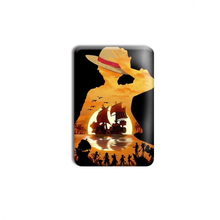 One Piece Anime square tinplate badge chest badge 40X60CM price for 5 pcs