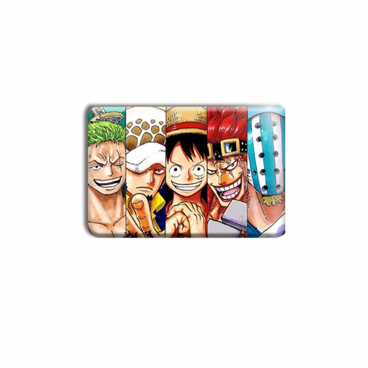 One Piece Anime square tinplate badge chest badge 40X60CM price for 5 pcs