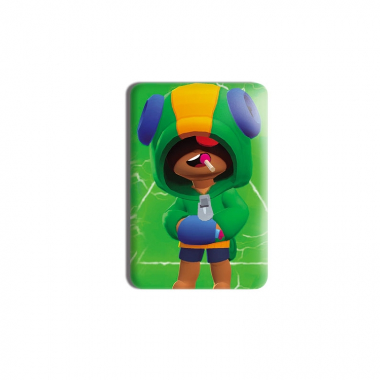 Brawl Stars Anime square tinplate badge chest badge 40X60CM price for 5 pcs